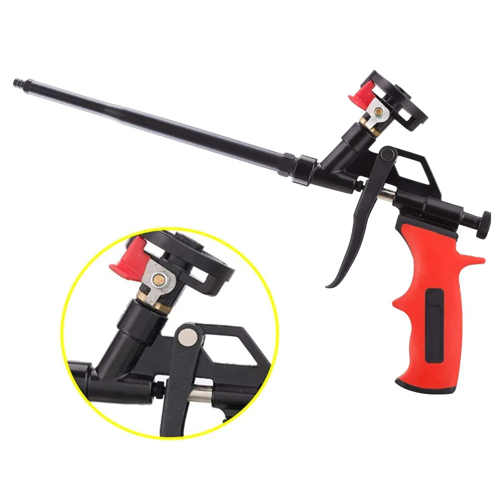 

Lance Foam Sprayer Construction Tool Professional Heavy Duty PU Expanding Applicator Aluminum Easy Clean Home Office Caulking