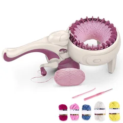 Máquina de tejer de telar redondo para adultos y niños, Kit de telar para suéter/sombrero/bufanda/guantes/calcetines, juguetes para regalo de Navidad, DIY