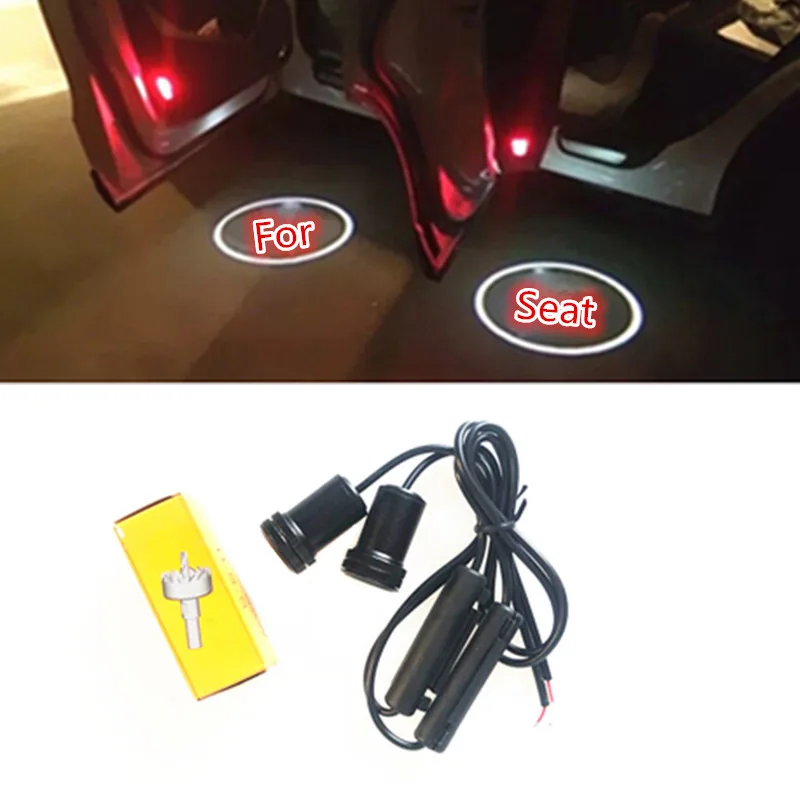 

2x Led Car Door Light Car Door Logo Laser Projector Light Ghost Shadow Light FOR Seat Ibiza Leon FR