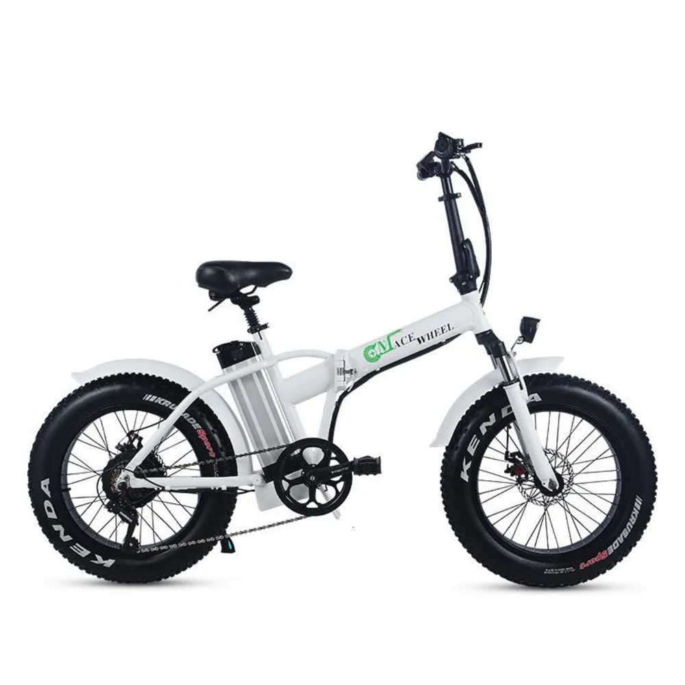 Wheeeleur CMACE сток Fat Tire 2 колеса 500 Вт Электрический велосипед складывающийся
