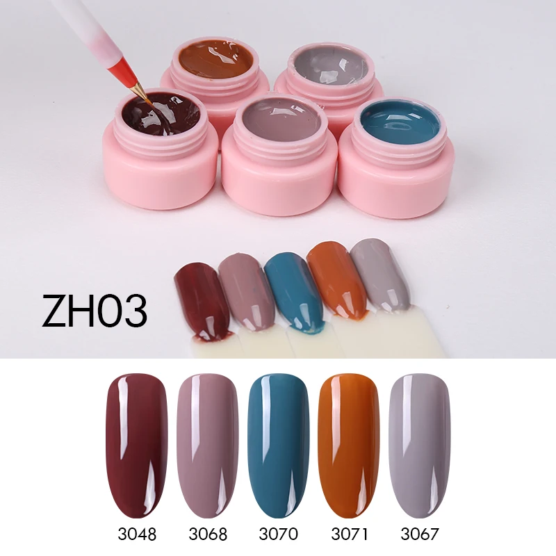 Набор гель-лаков для ногтей Clou Beaute топовое и Базовое покрытие снимается