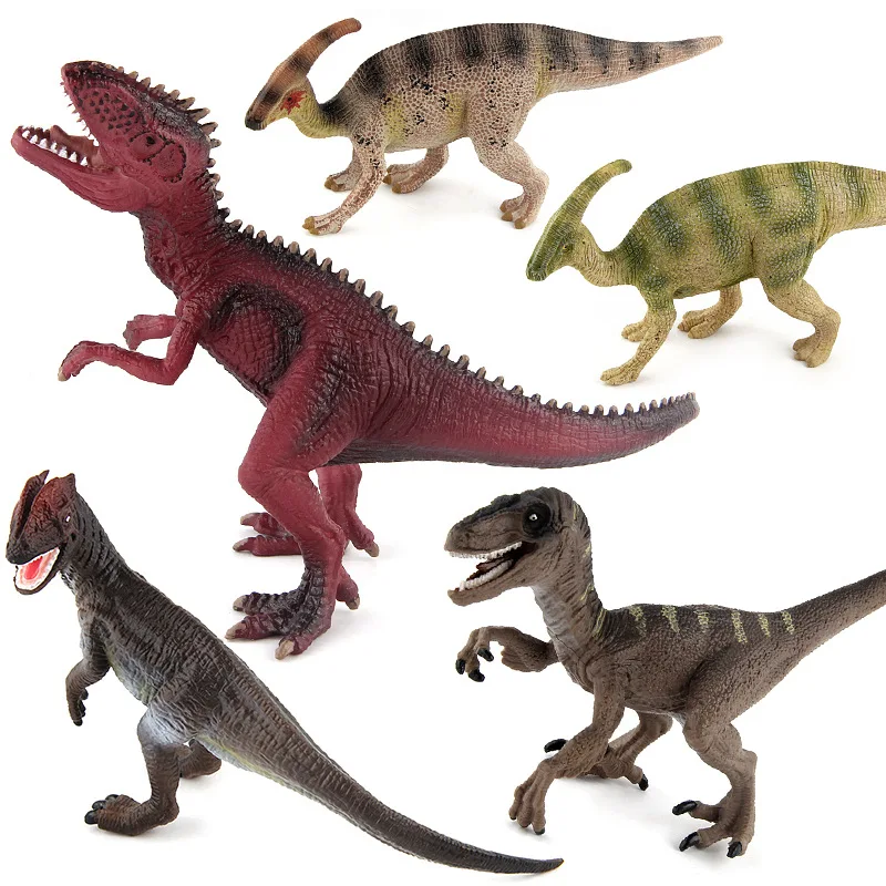 

Large Classic Variety of Simulated Dinosaur Models Children's Collection Flexible Glue Bag Gift Toys