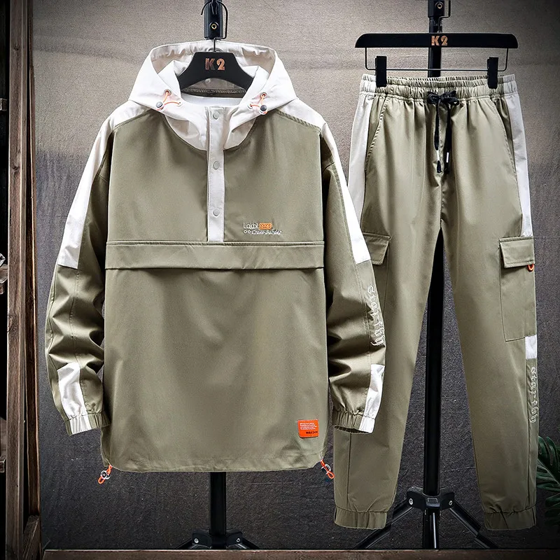 

Men 2020 Spring And Autumn Hoodie Casual Hooded Youth Popular Brand Sports Set Hip Hop Men'S Wear Fashion