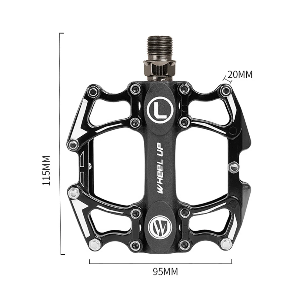 Колеса до 4 подшипники велосипедные педали противоскользящие Сверхлегкие MTB педаль горного велосипеда педали с герметичными подшипниками Аксессуары для велосипеда