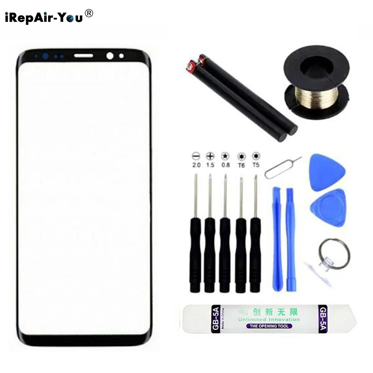 Новый внешний стеклянный объектив с пленкой OCA для Samsung S9 и Plus сменный комплект