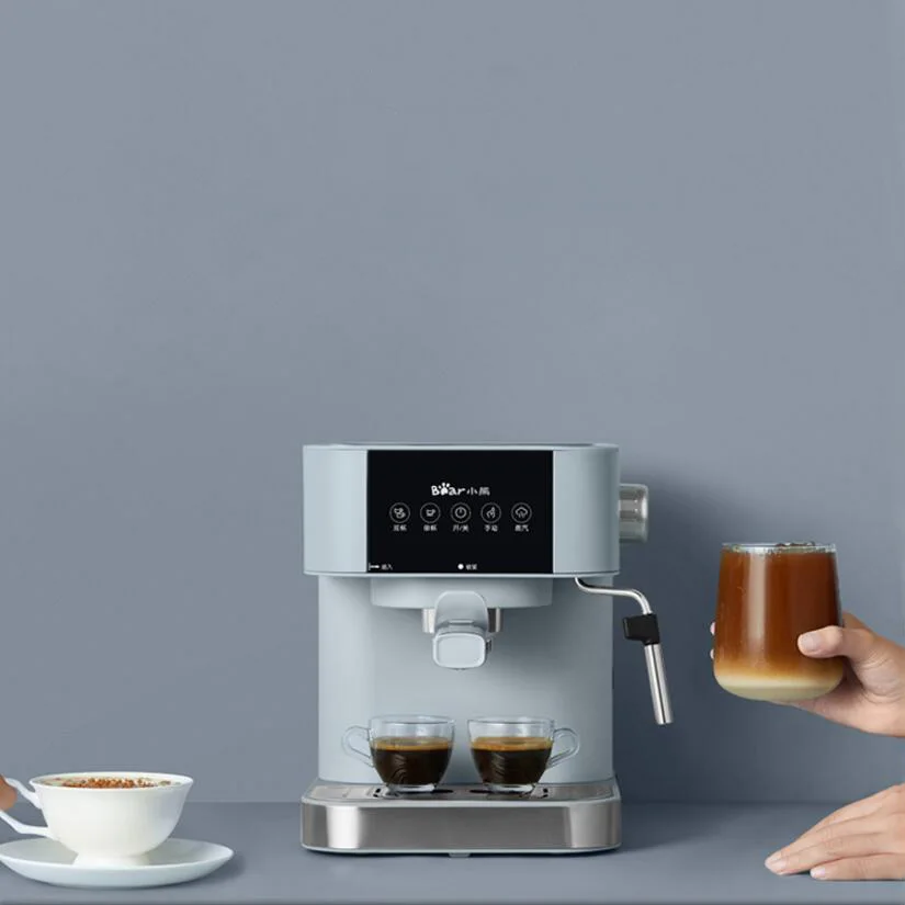Coffee Machine Espresso Machine for Home Small Semiautomatic Vapor Type Milk Foam Coffee Pot