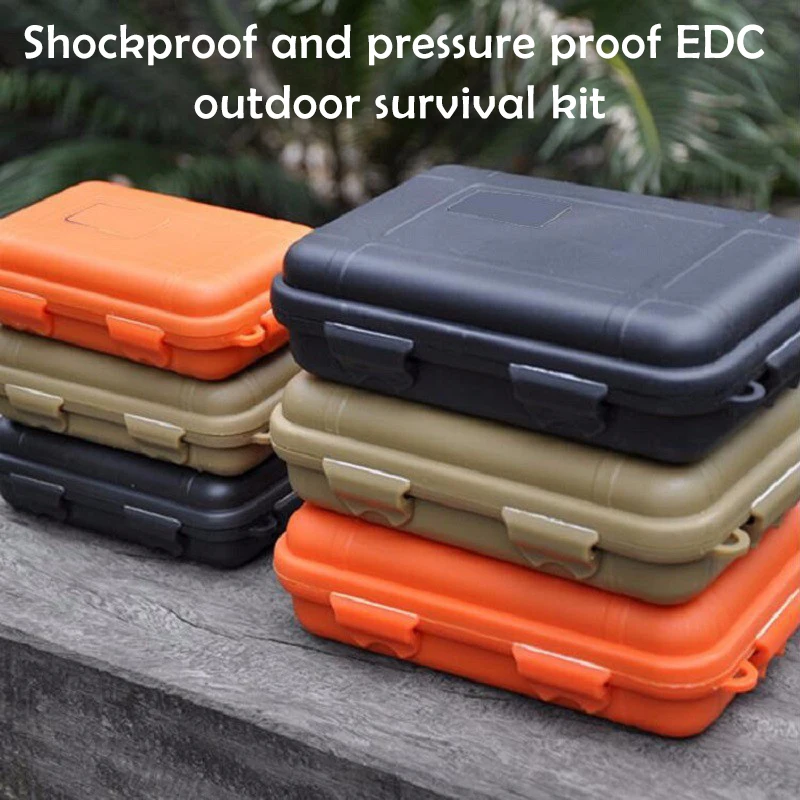 

Protection Waterproof Boxes Tool Box Outdoor Shockproof Box Portable Case Holder For Storage Travel Sealed Container