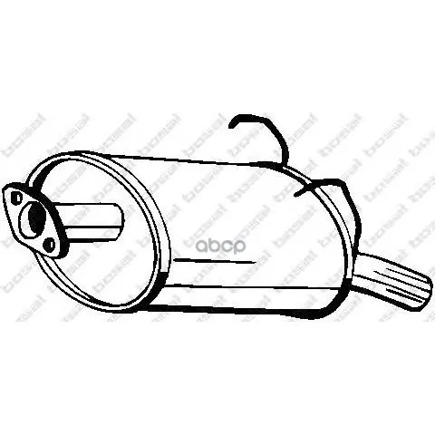 Глушитель Задний Bosal арт. 163-197