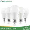 Kaguyahime 10Pcs LED E27 LED Light E14 LED Bulb 220V 240V 20W 15W 12W 9W 6W 3W LED Spotlight Lamp Bombilla Lighting Lampada ► Photo 1/6