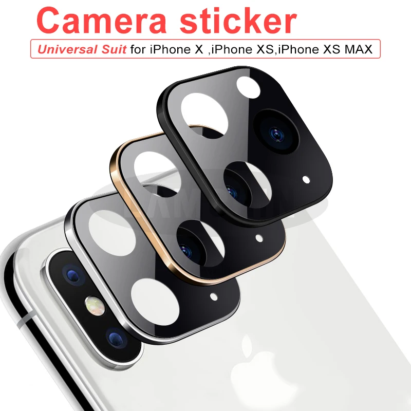 Стикер на объектив камеры для Iphone X Xs Max Second Change 11 Pro 11pro модифицированный чехол
