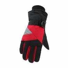 Лыжные перчатки для утолщенных холодных и ветронепроницаемых теплых водонепроницаемых перчаток зимние спортивные перчатки для верховой езды