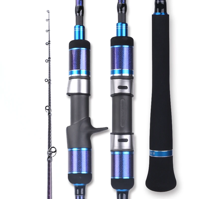 

Lurekiller Slow Jigging Rod Japan Fuji New Cross Carbon Spiral Guides 1.91m pe 1-3 Spinning/Casting Boat Jig Rod Saltwater Rod