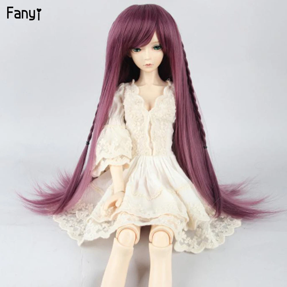 Прямые кукольные волосы 25 см BJD SD и американский 1/3 1/4 куклы трессы парик