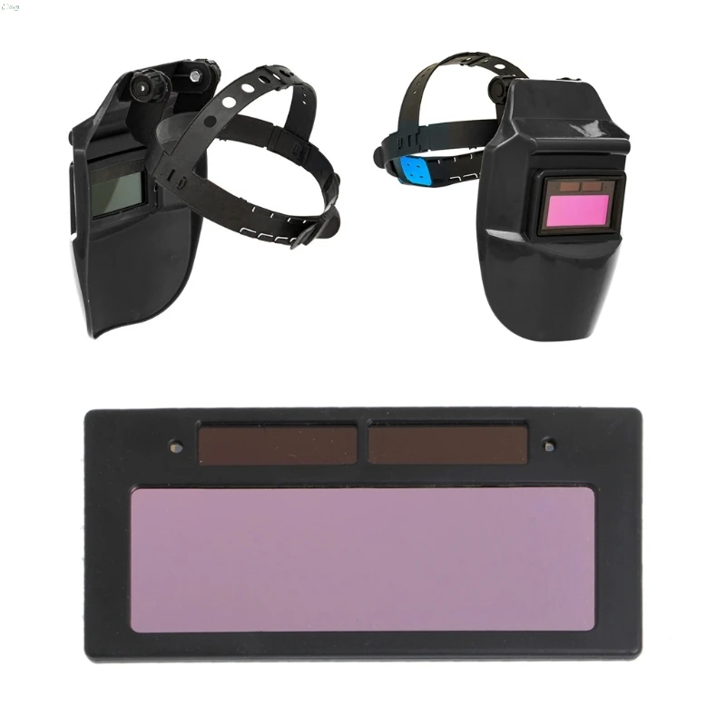 

New Arrival 10.8x5.2cm Welding Filter Eye Mask Solar Auto Darkening Welding Helmet Welder Cap Fully Automatic l29k