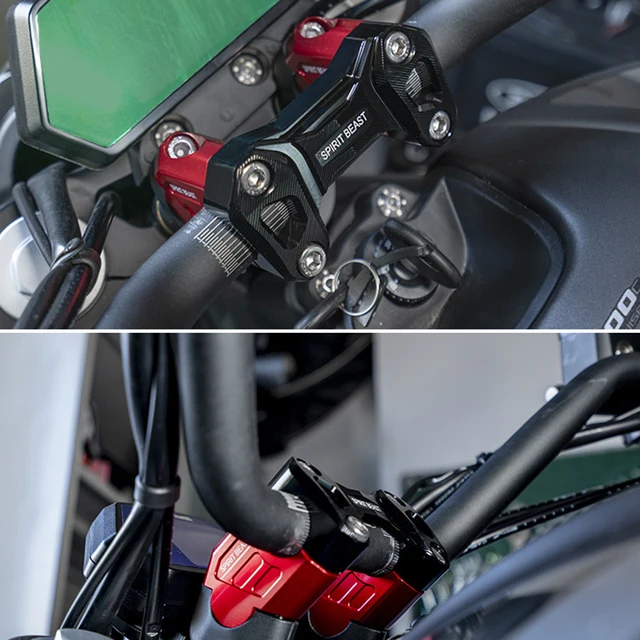 Spirit Beast مقود دراجة نارية ، رمز ضغط لدراجة نارية Benelli 502C TRK502 TRK502X LEONCINO 500-2