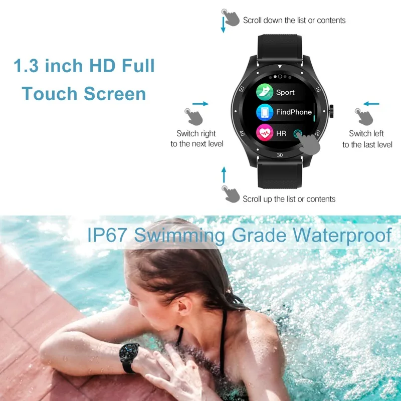 

S6 Smart Watch Heart Rate Blood Pressure SpO2 Sleep Monitor Apple Android Phone Accessories Watch Multifunctional smart watch