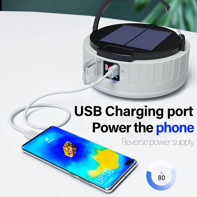 Camping Light Camping Lantern Lamp Camp Equipment Tent Flashlight Lights Power Bank Powerful Portable