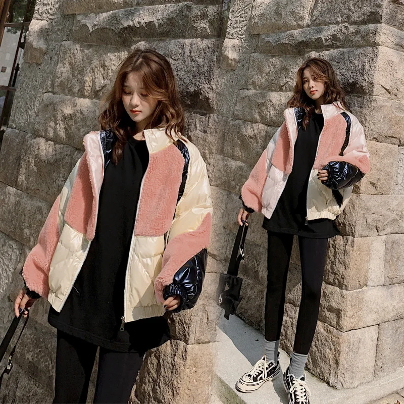 

Mixed Colors by Age Cool Versatile Elegant Loose Casual Trend Versatile Cotton-padded Clothes/Cotton Coat Zipper
