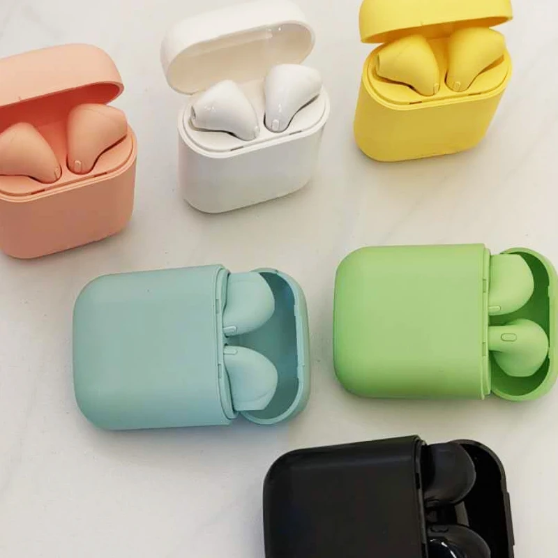 Беспроводные наушники i12 TWS Bluetooth Macaron стереонаушники Спортивная игровая