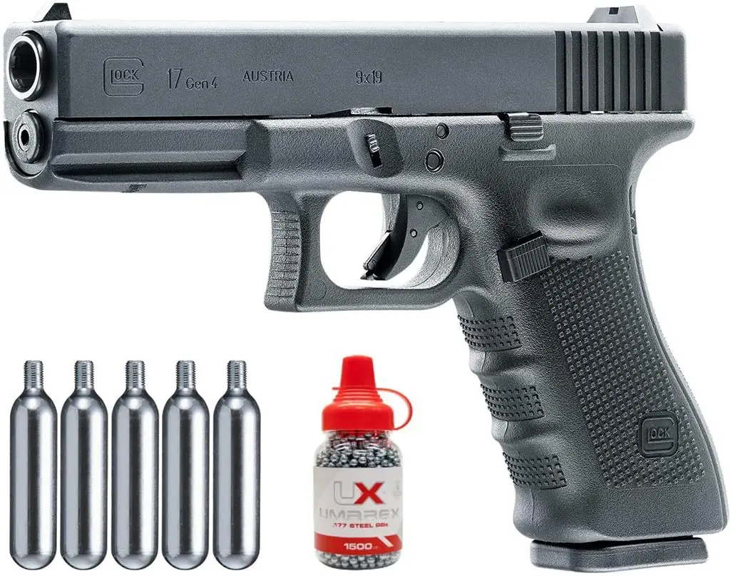 Wearable4U Glock 17 Gen4 воздуходувка и 5X12 Co2 резервуар упаковка стальной Bbs комплект