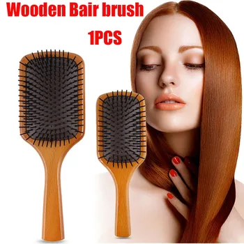 

New Hair Care Salon Wood Comb Straight Hair Curly Hair Massage Comb Head Beauty Salon Styling Tools