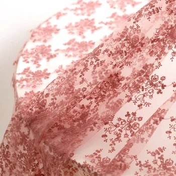 

High Quality Embroidered soft mesh fabric Net Lace French Voile Guipure tulle mesh Lace Fabric For wedding Nigerian Party dress