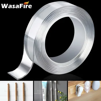 

1M/3M/5M Multifunction Nano Tape Double Sided Tape Transparent Traceless Reusable Waterproof Adhesive Tape Bathroom Accessories