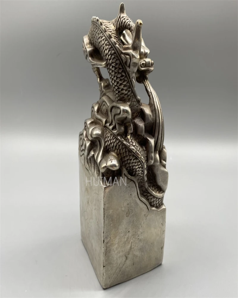 

Сборная Китайская Скульптура мельхика дракона, металлические изделия, украшение для дома