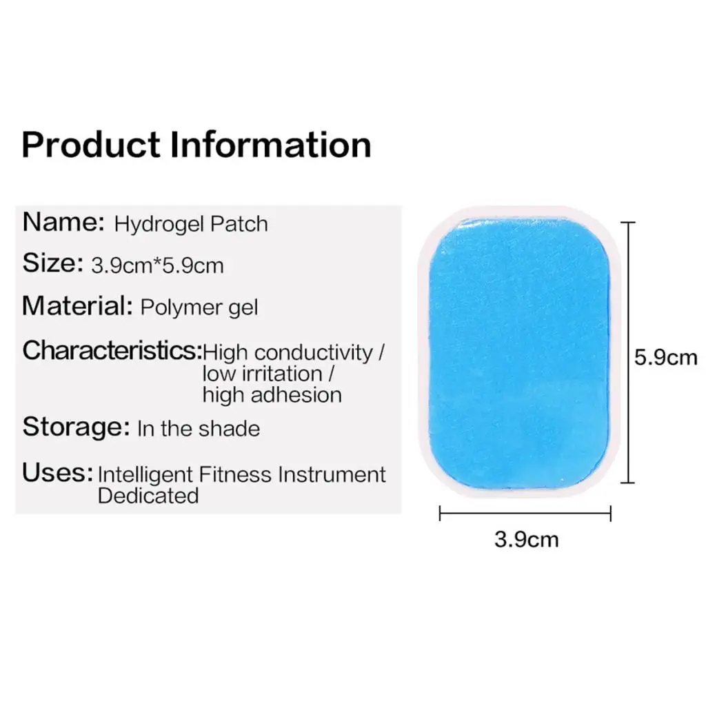 500Pcs ABS Abdominal Muscle Hydrogel Gel Pads Exerciser Accessory Practical 500Pcs ABS Abdominal Muscle Hydrogel Gel Pads Exerciser Accessory Practical