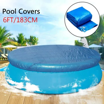 

Rectangle Swimming Pool Cover For Garden Outdoor Paddling Family Pools 6FT Outdoor Play Swimming Pool Cover Accessoris Dustproof