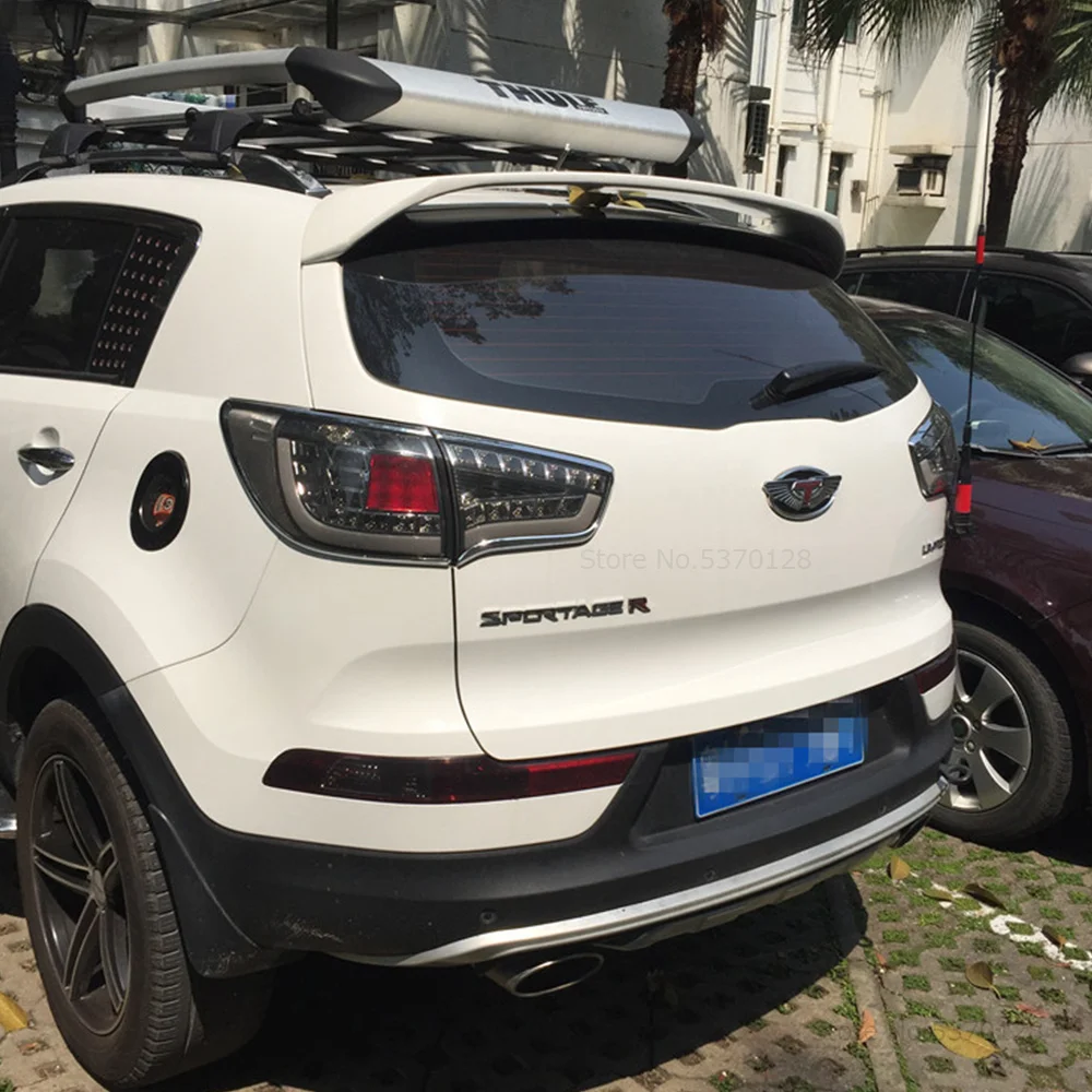 AITWATT подходит для Kia Sportage R 2011 до Черный спойлер высокого качества АБС пластик задний багажник крыло спойлер автомобильные аксессуары