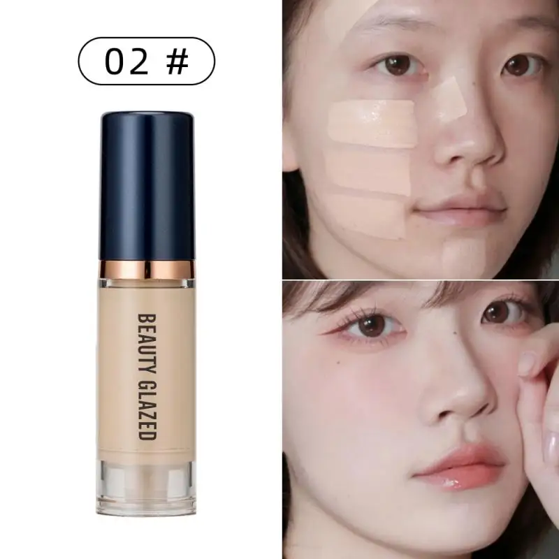 Beauty Glazed Liquid Foundation Soft Concealer Primer Base ContourPalette Waterproof Long Lasting Moisturizing Makeup TSLM1