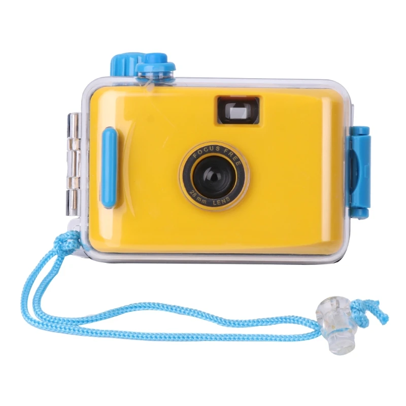 Yellow Новинка для Lomo Подводная Водонепроницаемая камера Мини Милая 35 мм пленка с корпусом чехол для камеры - Цвет: Yellow