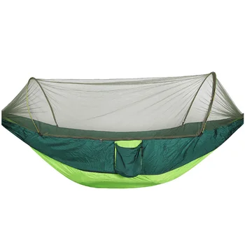 

1-2 Portable Person Camping Outdoor Hammock With Mosquito Net Swing Sleeping