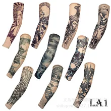 Нарукавник с татуировкой, стиль, в настоящее время, рукава татуировки, солнцестойкие, в студенческом стиле, на руку, для мужчин и женщин