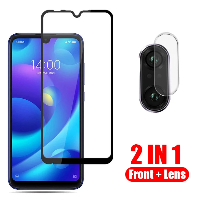 2 в 1 Защитное стекло для xiaomi redmi note 8 pro 8t 8a объектив камеры стекло на xiomi redmi k30 note8 note8pro tremp очки пленка