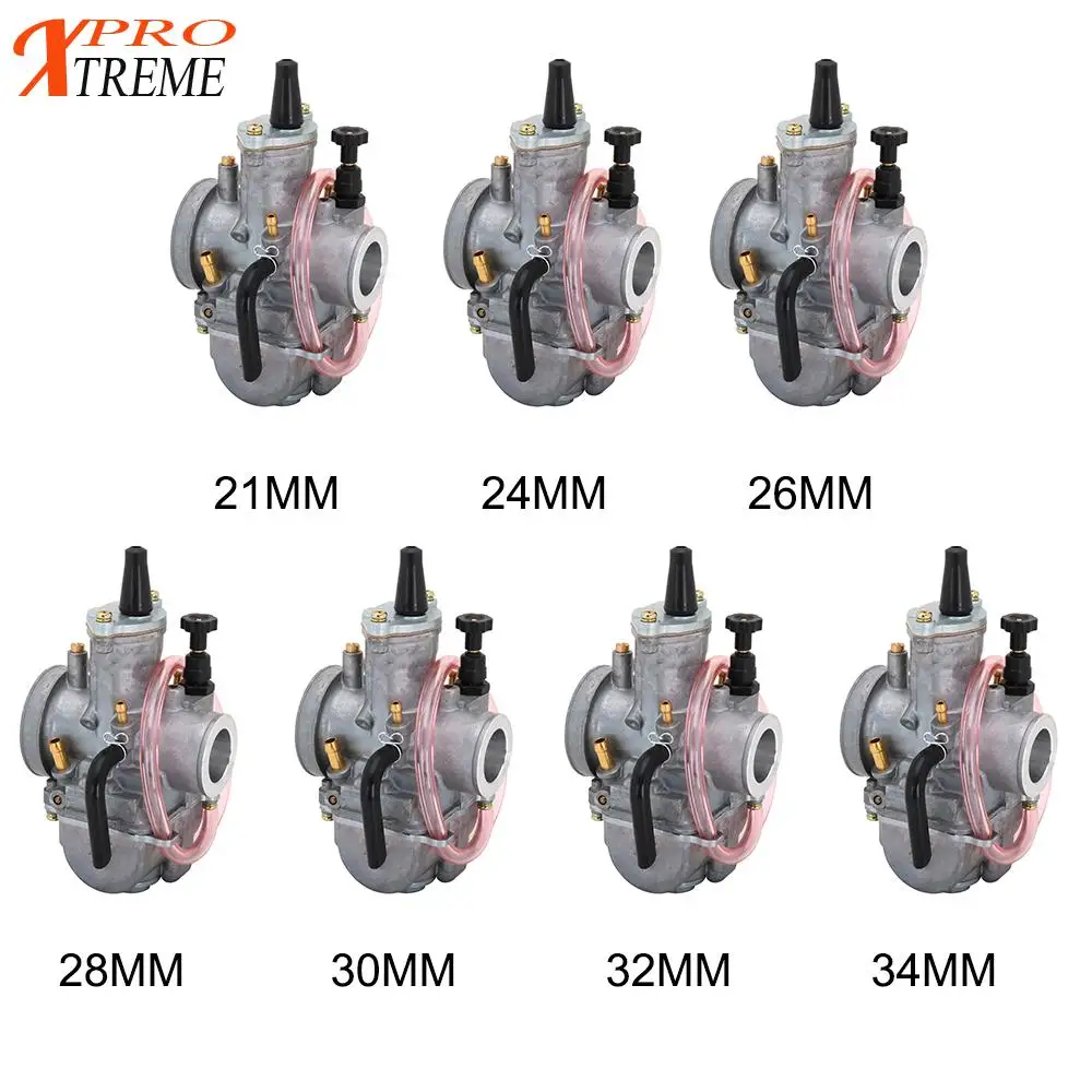 Мотоциклетный карбюратор PWK 21 24 26 28 30 32 34 мм 2-тактный двигатель Power Jet для 50 75 100 125 150