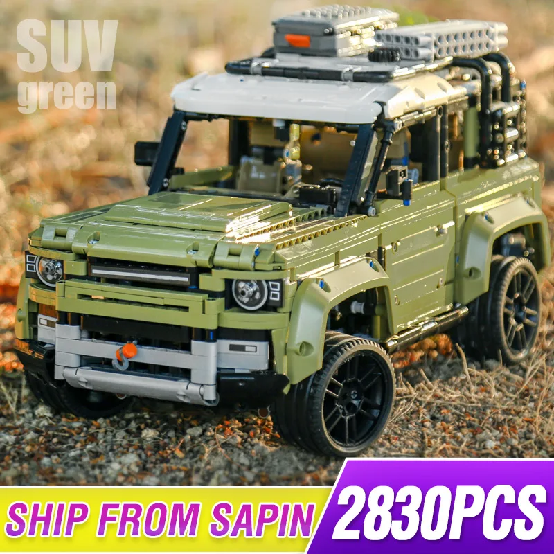 Cena Nowy samochód terenowy Guardian Land Car Rover Fit Legoings 42110 Technic Defender Model klocki klocki zabawki Kid Christmas