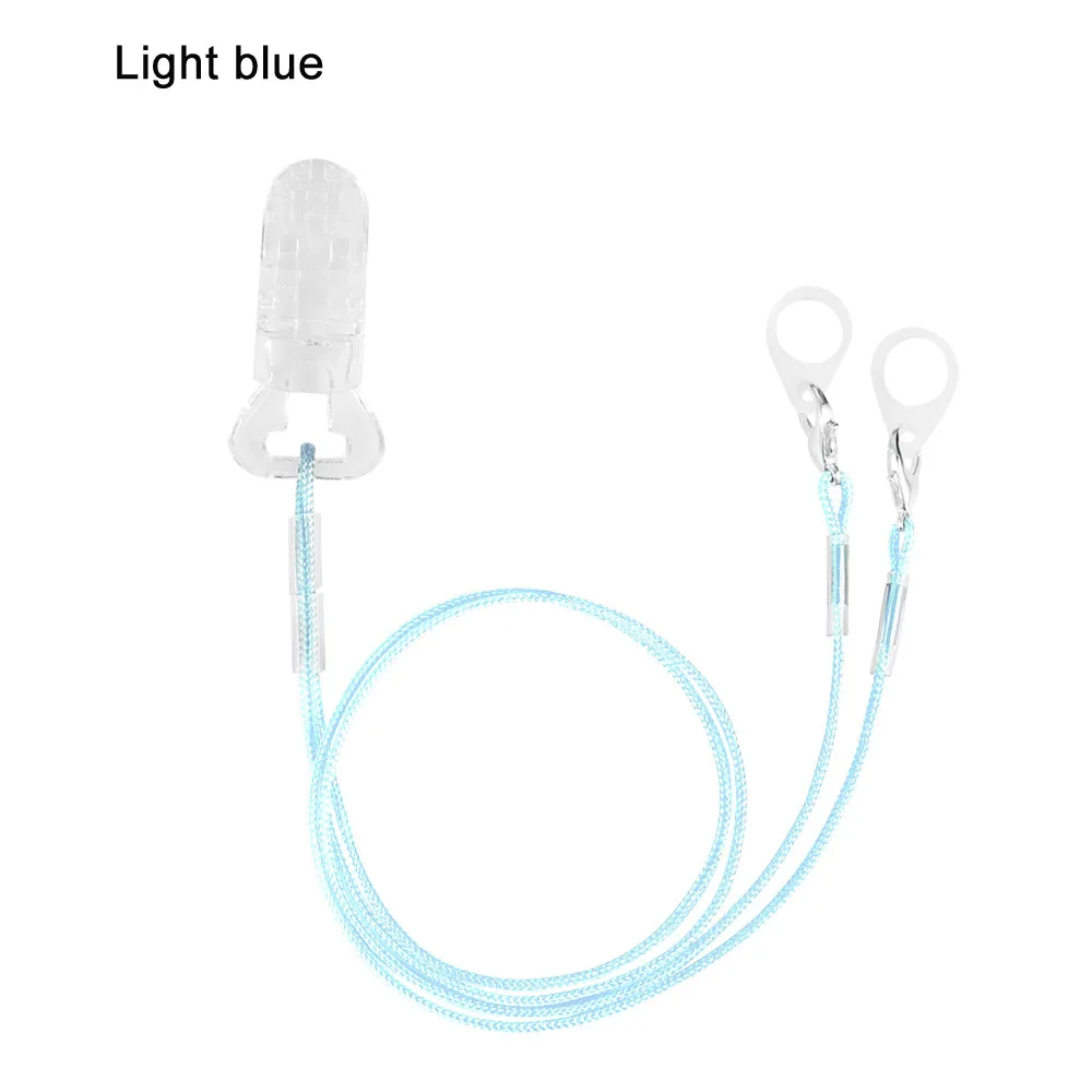 Pale blue Зажим для слухового аппарата Защитная Веревка Держатель для ушей BTE слуховые аппараты защитные аксессуары для детей и взрослых - Цвет: Pale blue