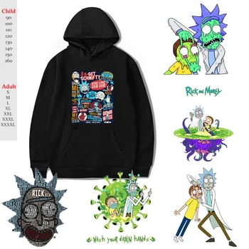 

Men/women/kids Rick and Morty Hoodies Harajuku Hooded Sweatshirts Long Sleeve Cartoon Anime Pullover Unisex Casual Clothes Tops