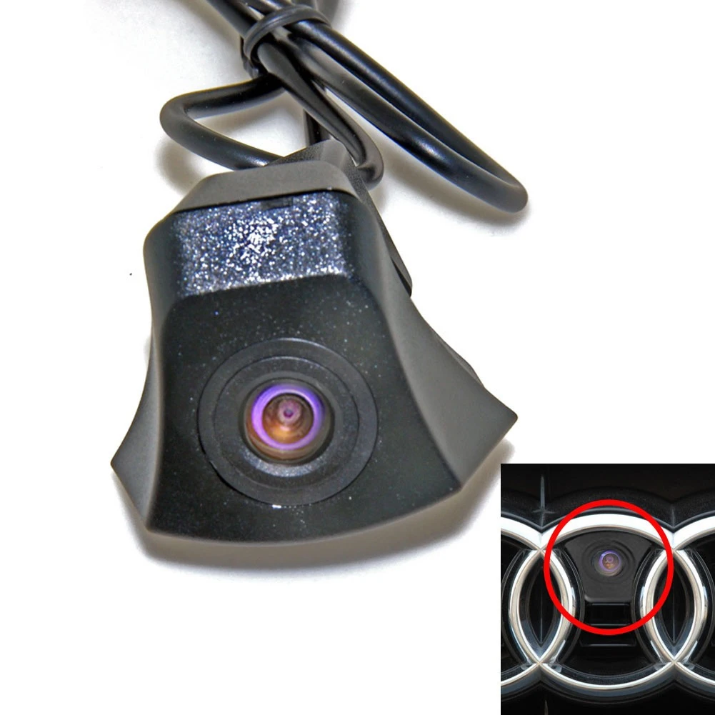 CCD камера ночного видения для Audi передняя с логотипом как A1 A3 A4 A5 A6 A7 Q3 Q5 Q7 TT