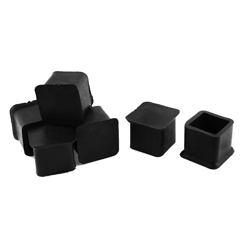 

20mm x 20mm armchair table leg end caps furniture foot covers 7 parts