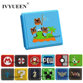 

IVYUEEN 17 Colors for NintendoSwitch Lite NS Premium Game Cards Storage Case Protective Cover Hard Shell Box Gaming Accessories
