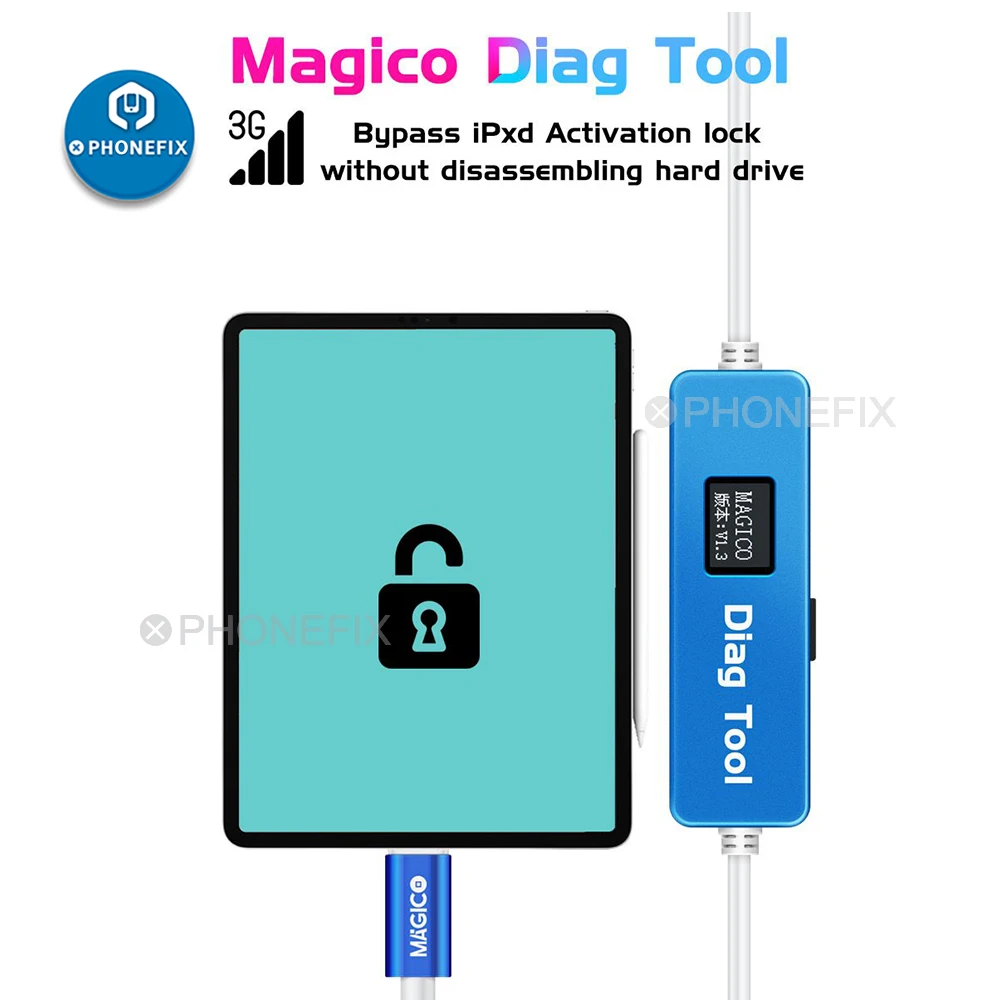 Magico Diag DFU id box Инструмент irepair p10 для iphone ipad разблокировка WiFi Считывание данных