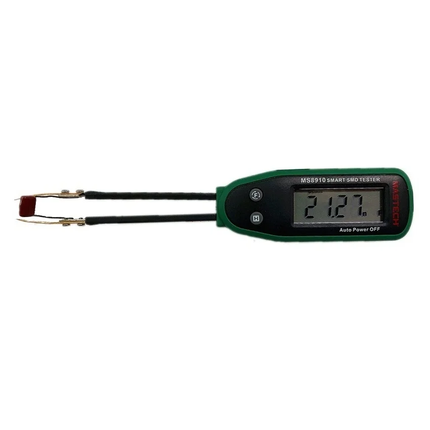 MASTECH умный SMD прибор для замера, измеритель емкости мультиметр MS8910, 3000 отсчетов ЖК-дисплей, цифровой мультиметр, Авто Диапазон