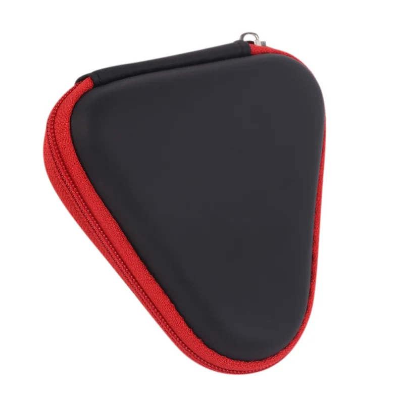 

Finger Spiner Storage Box Toys Bag Leather Flip Type Fingertip Gyro Triangle Box Earphone EVA Storage Box