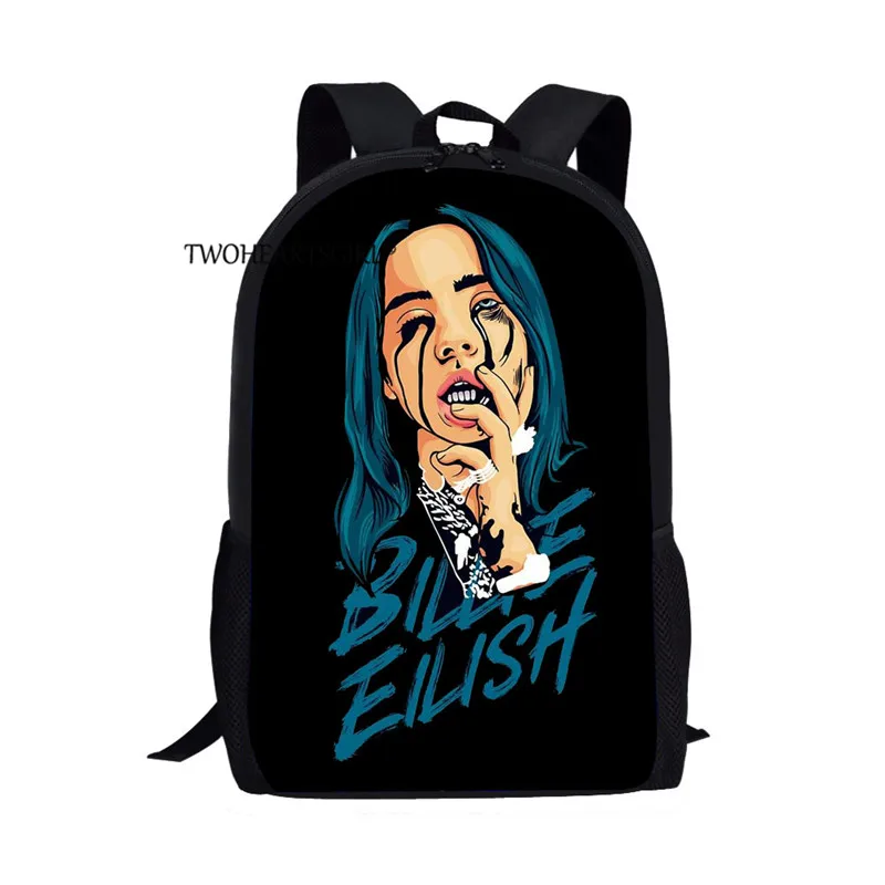 L5540C Twoheartsgirl Billie Eilish школьный рюкзак для девочек-подростков, Комплект детских школьных сумок, Детская Студенческая сумка для книг, Mochila Infantil - Цвет: L5540C