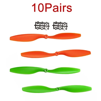 

10Pairs 1045 Self-locking Propeller 10 Inch Pich 4.5 Paddle 6/9mm Hole Shaft CW CCW Prop Spare Parts for RC Qaudcopter Drone