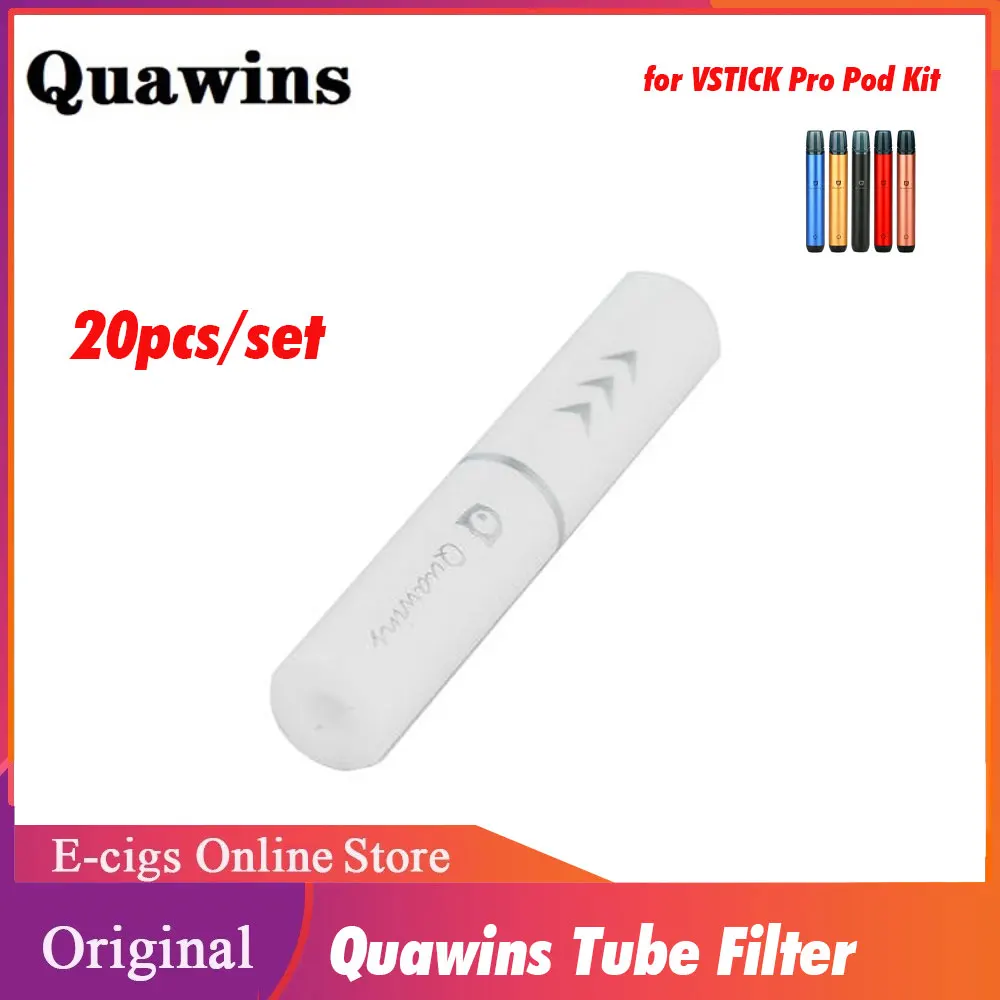 Оригинальный трубчатый фильтр Quawins для VSTICK Pro Pod 20 шт./компл. аксессуары испарителя