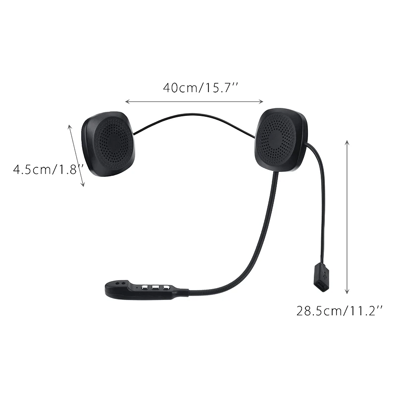 Bluetooth наушники мотоциклетные водонепроницаемые с поддержкой bluetooth 4